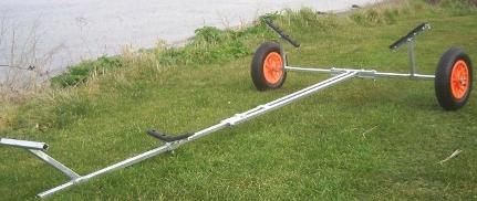 dinghy launching trolley